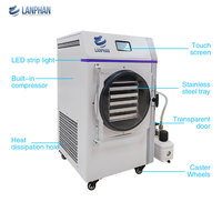 Lyophilisateur Lanphan 0,5 m² 4 kg 6 kg, petit modèle, entièrement automatique, pour fruits, aliments, bonbons et friandises pour animaux de compagnie, viande