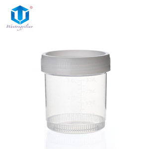 Wantong <b>Plastic</b> <b>Stool</b> Cup 90Ml Screw Cap Medical Sample Collection Bottle - Product Image 3