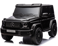 Voiture à pédales pour enfants WDDK-G63, unisexe, 4 roues, en plastique PP/ABS, avec musique, télécommande, moteur 35W*2, batterie 12V 10AH, pour les enfants de 2 à 4 ans et de 5 à 7 ans
