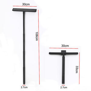 <span class=keywords><strong>Raclette</strong></span> de <span class=keywords><strong>douche</strong></span> télescopique en silicone noire, <span class=keywords><strong>raclette</strong></span> rétractable pour fenêtres, <span class=keywords><strong>raclette</strong></span> pour miroirs, essuie-glace pour vitres, nettoyeur de table - Product Image 4