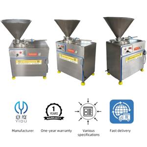 เครื่องทำไส้กรอกอุตสาหกรรมเครื่องอัดไส้กรอกไฮดรอลิกสำหรับ chorizo <span class=keywords><strong>kielbasa</strong></span> - Product Image 4