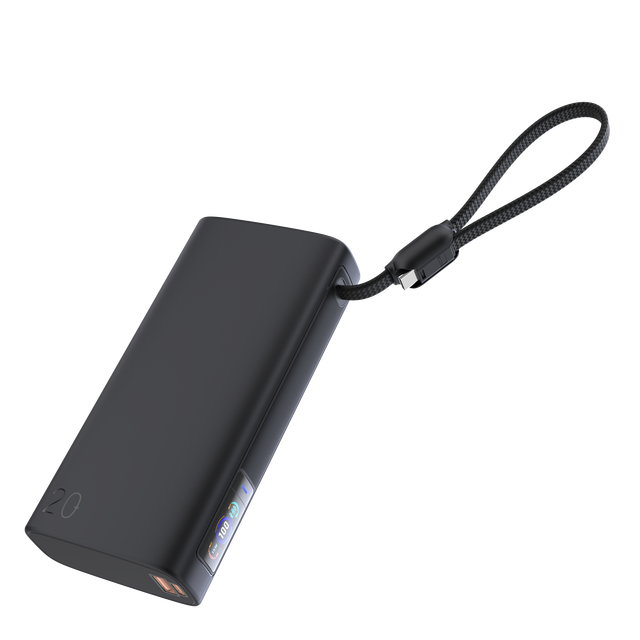 20000mAh 65W Laptop Power Bank Fast Charging Dual USB-C Portable Battery with LED Display OEM Custom Logo for Travel
