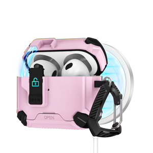 Funda Protectora Antigolpes y Resistente <span class=keywords><strong>de</strong></span> PC y TPU Híbrido, Compatible con <span class=keywords><strong>AirPods</strong></span> <span class=keywords><strong>Pro</strong></span> 3 y 4 - Product Image 6