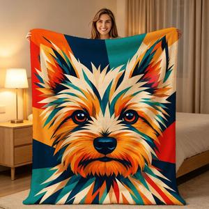 Manta de Franela con Diseño de Murciélago de Dibujos Animados, Ligera y Resistente a la Decoloración, Ideal para el Invierno, con Estampado Personalizado - Product Image 3