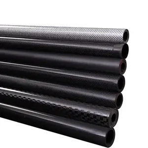 High quality Hot Selling Carbon fiber Telescopic Pole and tube carbon fiber rod carbon fiber