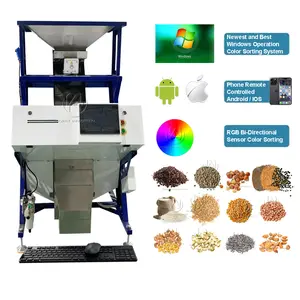 50-8000kg/h coffee beans rice garin plastic color sorter machine nuts sunflower color sorting machine large model color sorter