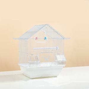 กรงนกขนาดเล็กและกลางแบบพกพาสำหรับกลางแจ้ง กรงนกแก้วสุดหรูสำหรับชม กรงเพาะพันธุ์สัตว์เลี้ยง กรงนกกรัคเคิลเสริมความแข็งแรง - Product Image 2