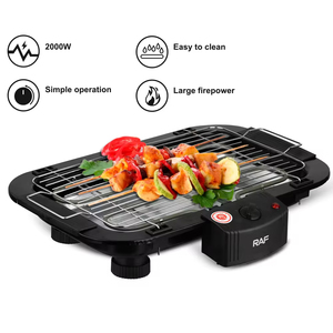 Grill électrique antiadhésif sans fumée en acier inoxydable pour barbecue d'intérieur – Nouveauté promotionnelle - Product Image 2