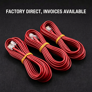Cable Telefónico RJ12 al por Mayor, Cable Telefónico con Núcleo de Cobre 6P2C/6P4C para Módem <span class=keywords><strong>ADSL</strong></span>, Fax, Teléfono Fijo - Product Image 3