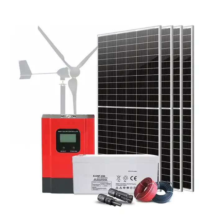 Uso agrícola turbina eólica 3kw generación de energía eólica sistema de energía solar productos de energía eólica 48V alta eficiencia