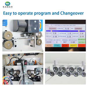 Machine de découpe et de dénudage de fils entièrement automatique de haute précision pour câbles de 0,1 à 6 mm2 - Product Image 5