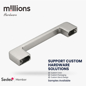 Modern <strong>Gold</strong> Cabinet Handle Square Drawer Handles Luxury Kitchen Cabinet <strong>Door</strong> Hardware Furniture <strong>Door</strong> Handle for Wardrobe - Product Image 2