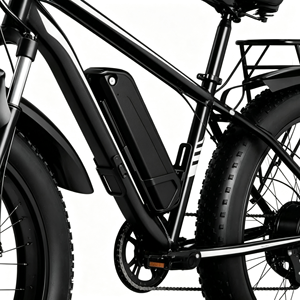 Bicicleta Eléctrica de Montaña OEM de Fábrica con Suspensión Completa y Neumáticos Anchos de 26 Pulgadas para Playa y Nieve, para Adultos, Todo Terreno, EB26, EB2 - Product Image 5