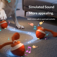 Jouet à mâcher pour chien Pet Smart Rolling Ball, intelligent, résistant aux morsures, interactif, en ABS, évitement automatique des obstacles pour chiens