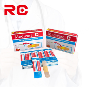 Vendajes Adhesivos de Tela Flexibles y Estériles, Transpirables, Paquete de Tiras de Primeros Auxilios, Parches Suaves y Elásticos <span class=keywords><strong>para</strong></span> <span class=keywords><strong>Heridas</strong></span> - Product Image 4