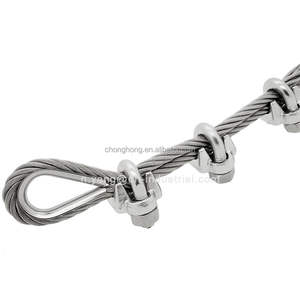 Abrazadera de Cable de Grado Marino T316, Abrazadera de Cuerda de Acero Inoxidable de Alta Resistencia, Abrazadera de Cable para Cables de 3/16 Pulgadas - Product Image 6