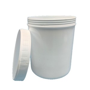 <b>Plastic</b> Jar 1.5L Screw Top Cylinder Cosmetic <b>Packaging</b> HDPE Material 120MM Diameter - Product Image 1