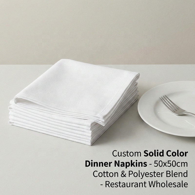 Custom Reusable Durable square White Cotton