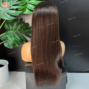 Người Do Thái Tóc Giả Màu Nâu Tậm Lụa Top Kosher Ren Phía Trước Người Do Thái Tóc Giả Mới Glueless Lụa Hàng Đầu Con Người Tóc Dài Châu Âu Tóc Giả Do Thái - Product Image 4