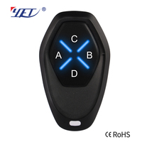 Télécommande RF 433 MHz à code d'apprentissage EV1527 pour portail de garage, système de sécurité, interrupteur de lumière, porte YET2212