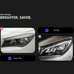 Conjunto de Faros LED de 12V de Alta Calidad Directo de Fábrica para CLA W117/Clase C 2014-2020 6000K - Product Image 3