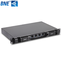 Amplificateur numérique 1U 4*1300W 8Ω à prix d'usine, système audio stéréo 4 canaux pour KTV, club, soirée, amplificateur de puissance numérique de classe D