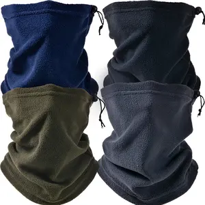 Novo Design Personalizado Buffs Inverno Fleece Construção Inverno Pescoço Gaiter Face Personalizado Pescoço Warmer Inverno Bandana