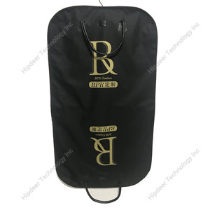 Usine Bsci Cheveux Raides Pas Cher Personnalisé Noir 80g Non-tissé Costume Portable Sac À Poussière - Product Image 1