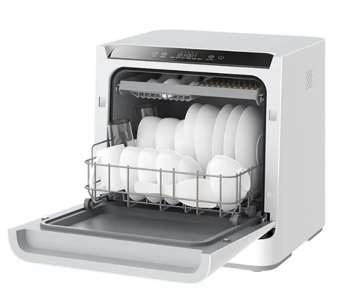 自動1200Wタブレット家庭用全自動食器洗い機4セットミニ食器洗い機ポータブル食器洗い機食器洗い機