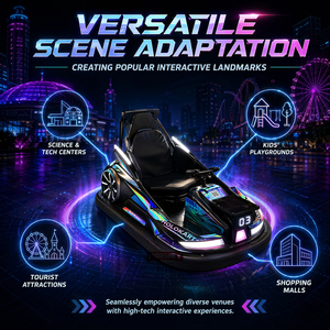 Karting Électrique Commercial <span class=keywords><strong>de</strong></span> Divertissement <span class=keywords><strong>à</strong></span> Effet Lumineux et d'Ombre, Personnalisable, pour Adultes et Enfants, <span class=keywords><strong>à</strong></span> Prix Abordable - Product Image 5