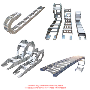 高強度亜鉛メッキCNC鋼ケーブルドラッグチェーン工業用ブリッジ型ケーブルキャリア（金属エネルギースチールケーブル用） - Product Image 5