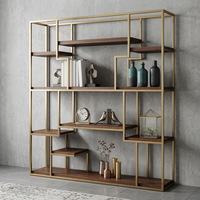 Étagère murale contemporaine en acier inoxydable pour la présentation de literie et d'outils, couleur personnalisée, design moderne pour la maison, le bureau et le salon