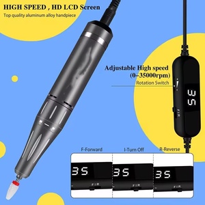 Kit de perceuse à ongles professionnelle 35000 tr/min, rechargeable, portable, lime à ongles électrique pour manucure, ongles en acrylique et gel - Product Image 4