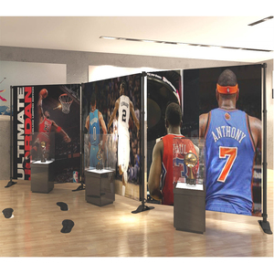 Telón de fondo de cabina de publicidad de estiramiento de logotipo personalizado Banderas de paso y repetición portátiles - Product Image 4