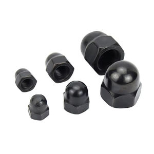 M5 M6 M8 Acero inoxidable Inox SS 304 316 316L A2 A4 70 80 Electroforesis negra Hexágono Hexagonal Tuerca abovedada Tuerca <span class=keywords><strong>Acron</strong></span> DIN1587 - Product Image 6