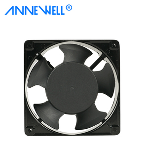 ANNEWELL 120x120x38mm 110V 220V <span class=keywords><strong>AC</strong></span> Ventilateur en alliage d'aluminium haute résistance à la température Cadre métallique Ventilateur axial pour réfrigérateur Four - Product Image 2