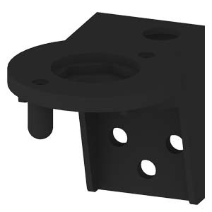 Black Plastic <b>Push</b> <b>Button</b> <b>Switch</b> Panel Mount Operating Lever Industrial Control Equipment 8WD4408-0CC - Product Image 3