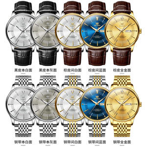 Nuevo Reloj de Pulsera para Hombre de Acero Inoxidable 9908, Resistente al Agua, Estilo Casual de Negocios, Relojes de Cuarzo de Lujo para Hombre - Product Image 6