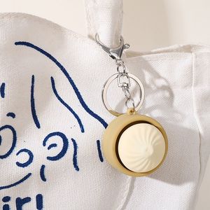 Portachiavi LED a Forma di Raviolo, Giocattolo Antistress Morbido e Carino, Accessorio Portachiavi per Regali ai Bambini - Product Image 4