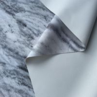 Nappe en similicuir PVC imprimée numériquement, aspect lin, design classique, en promotion, pour table à manger