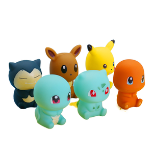 Venta al por mayor Pikachu lindo animado de silicona bebé juguete de baño conjunto al por mayor gatos de plástico para <span class=keywords><strong>la</strong></span> diversión de los niños <span class=keywords><strong>hora</strong></span> <span class=keywords><strong>del</strong></span> baño - Product Image 1