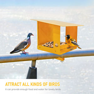 JH-Mech Vierkante Vogelhuisje voor Ophanging, Eenvoudig te Gebruiken en Onderhouden, Vogelvoederhuisje voor Ophanging - Product Image 1