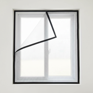 Malla Mosquitera Transpirable Moderna para Ventana, Transparente, Lavable, Removible, DIY, para Cocina y Dormitorio - Product Image 1