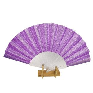 Nouveau style – Éventail pliant en plastique écologique et durable de 23 cm, personnalisable (couleur et logo) pour mariages, décorations de fêtes et souvenirs. - Product Image 4