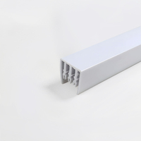 Profilé d'extrusion coextrudé d'ABS de profil en plastique de plafond tendu de PVC de forme de H pour l'installation de systèmes de plafond suspendu
