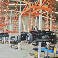 Go Kart Eléctrico Retro para Adultos de 2500W, 80km/h, Precio de Fábrica, Carro de Carreras para Pedidos al por Mayor