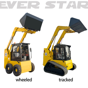 Cargadora Compacta Ever Star EC45G Amarilla con Cabina Cerrada, Cargadora de Ruedas con Motor Diésel, Equipo de Construcción - Product Image 6