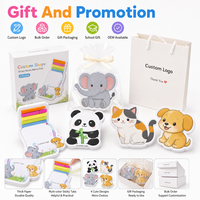 Fabricant de notes autocollantes en forme de dessins animés pour enfants, papeterie personnalisée, notes autocollantes amovibles, cadeau scolaire