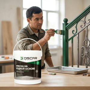 Pintura de Esmalte a Base de Agua de 2.6 kg, Duradera, Bajo Olor, Secado Rápido, para Paredes y Superficies, Oscar Deluxe - Product Image 2