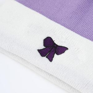 Nuevo Gorro de Punto con Lazo Bordado en 3D, Diseño de Anime, para Otoño e Invierno, Cálido y Resistente al Frío, para Hombre y Mujer - Product Image 5